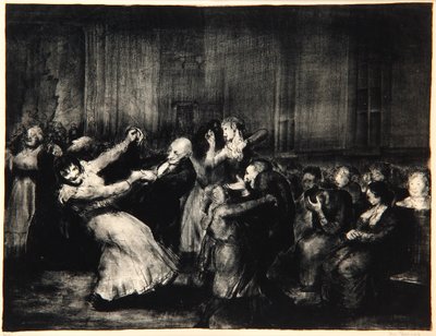 Dance in a Madhouse, 1917 by George Wesley Bellows